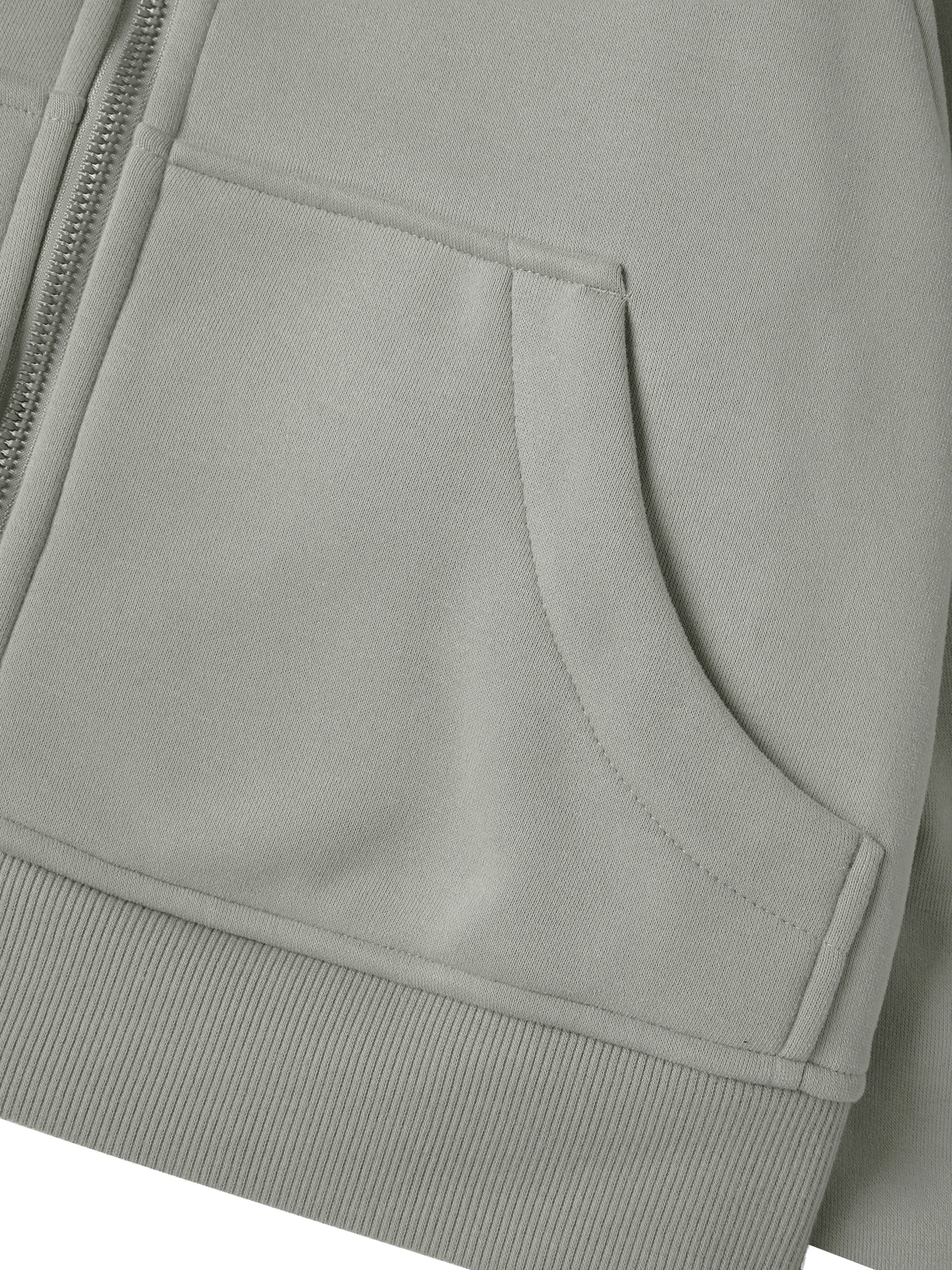 PRIVLGD Cropped Zip-Through Hoodie